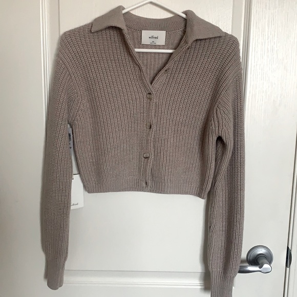 NWT Aritzia Wilfred Nasim Sweater in Heather Trace Size XXS - Picture 9 of 9